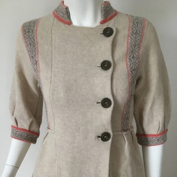 FREE PEOPLE Cardigan Sweater 3/4 Sleeves - Picture 1 of 6